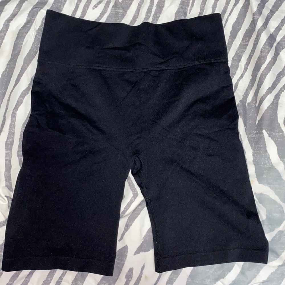 Black biker shorts